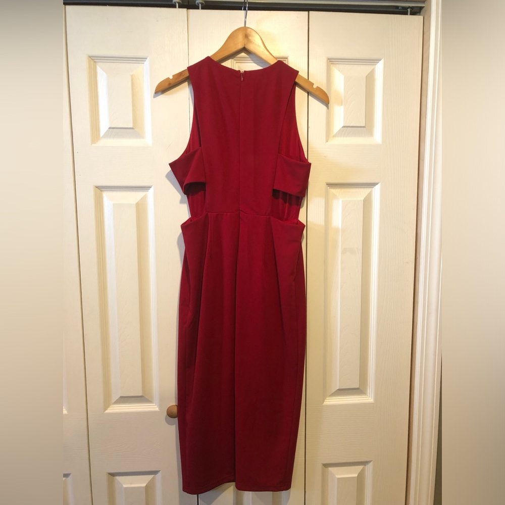 Forever 21 Red Sleeveless Midi Dress - Picture 3 of 4